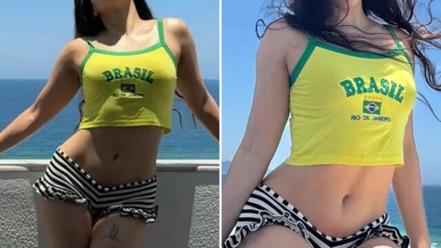 Adivinhe a cantora sexy usando este top curto!
| cinetotal.com.br