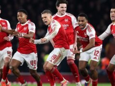 Arsenal vence Palace nos pênaltis e chega às semifinais da Copa Carabao
| cinetotal.com.br Arsenal vence Palace nos pênaltis e chega às semifinais da Copa Carabao
| cinetotal.com.br