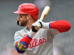 Bryce Harper, de Phillies, jogará pela equipe dos EUA no WBC
| cinetotal.com.br Bryce Harper, de Phillies, jogará pela equipe dos EUA no WBC
| cinetotal.com.br