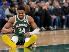 Com Giannis Antetokounmpo agora na prateleira, como o Bucks sobreviverá?
| cinetotal.com.br Com Giannis Antetokounmpo agora na prateleira, como o Bucks sobreviverá?
| cinetotal.com.br