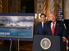 EUA construirão novos navios de guerra da ‘classe Trump’ à medida que aumenta a campanha de pressão militar em torno da Venezuela
| cinetotal.com.br EUA construirão novos navios de guerra da ‘classe Trump’ à medida que aumenta a campanha de pressão militar em torno da Venezuela
| cinetotal.com.br