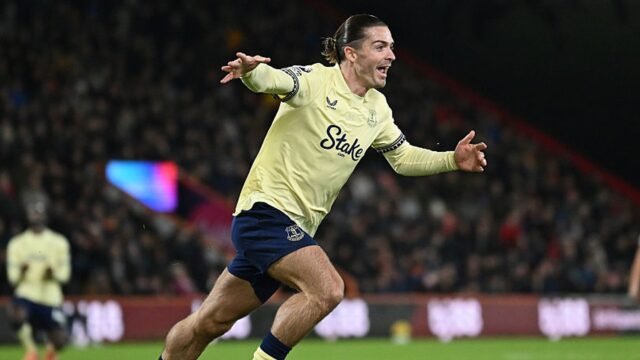 Grealish garante vitória estreita sobre o Everton enquanto a queda do Bournemouth continua
| cinetotal.com.br