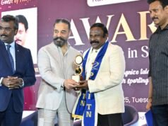 Kamal Haasan defende a necessidade de promover a cultura esportiva para construir uma nação saudável
| cinetotal.com.br Kamal Haasan defende a necessidade de promover a cultura esportiva para construir uma nação saudável
| cinetotal.com.br