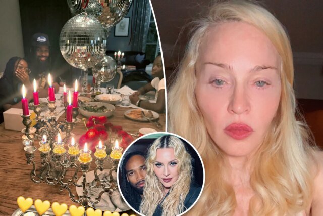 Madonna, 67, fica sem maquiagem para comemorar o Hanukkah com o namorado muito mais novo, Akeem Morris, 29, e filhos
| cinetotal.com.br