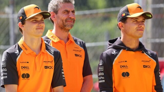 McLaren manterá negociações sobre o uso de ordens de equipe McLaren manterá negociações sobre o uso de ordens de equipe no final da temporada
| cinetotal.com.br