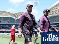 ‘Não depende de mim, não é?’ McCullum quer permanecer apesar da derrota da Inglaterra no Ashes
| cinetotal.com.br 'Não depende de mim, não é?' McCullum quer permanecer apesar da derrota da Inglaterra no Ashes
| cinetotal.com.br