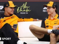 Norris ‘não vai pedir’ ajuda a Piastri para o título
| cinetotal.com.br Norris 'não vai pedir' ajuda a Piastri para o título
| cinetotal.com.br