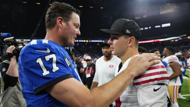 Os 5 TDs de Brock Purdy estragam o retorno de Philip Rivers; DK Metcalf recebe suspensão de dois jogos por incidentes com torcedores
| cinetotal.com.br