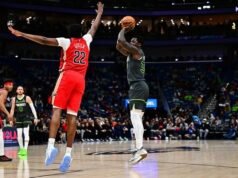 Os Timberwolves venceram os Pelicanos por 125-116
| cinetotal.com.br Os Timberwolves venceram os Pelicanos por 125-116
| cinetotal.com.br