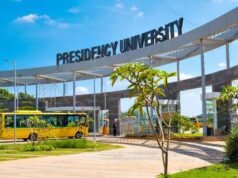 Presidency University realiza 8ª convocação em Bengaluru, 4.953 alunos recebem diplomas
| cinetotal.com.br Presidency University realiza 8ª convocação em Bengaluru, 4.953 alunos recebem diplomas
| cinetotal.com.br