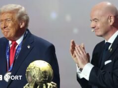 Presidente Trump ganha primeiro Prémio da Paz da Fifa
| cinetotal.com.br Presidente Trump ganha primeiro Prémio da Paz da Fifa
| cinetotal.com.br