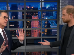 Príncipe Harry atira em Donald Trump em ‘Late Show’ com Stephen Colbert
| cinetotal.com.br Príncipe Harry atira em Donald Trump em ‘Late Show’ com Stephen Colbert
| cinetotal.com.br