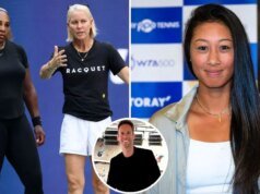 Rennae Stubbs, ex-técnica de Serena Williams, Priscilla Hon e outros ‘destruídos’ pela morte do repórter de tênis Duncan McKenzie-McHarg aos 41 anos
| cinetotal.com.br Rennae Stubbs, ex-técnica de Serena Williams, Priscilla Hon e outros 'destruídos' pela morte do repórter de tênis Duncan McKenzie-McHarg aos 41 anos
| cinetotal.com.br