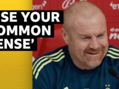 ‘Vamos, Pep!’ – A resposta de Dyche às exigências de peso de Guardiola
| cinetotal.com.br 'Vamos, Pep!' - A resposta de Dyche às exigências de peso de Guardiola
| cinetotal.com.br
