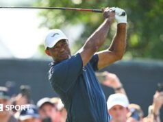 Woods lamenta recuperação lenta e não tem data de retorno
| cinetotal.com.br Woods lamenta recuperação lenta e não tem data de retorno
| cinetotal.com.br